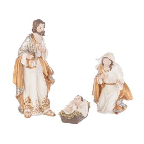 NATIVITA' 3F ELLYN BIANCO ORO H.42